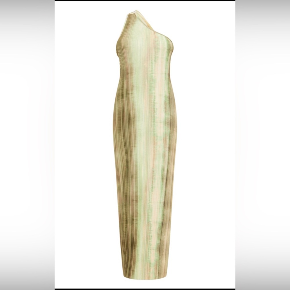 One shoulder maxi dress